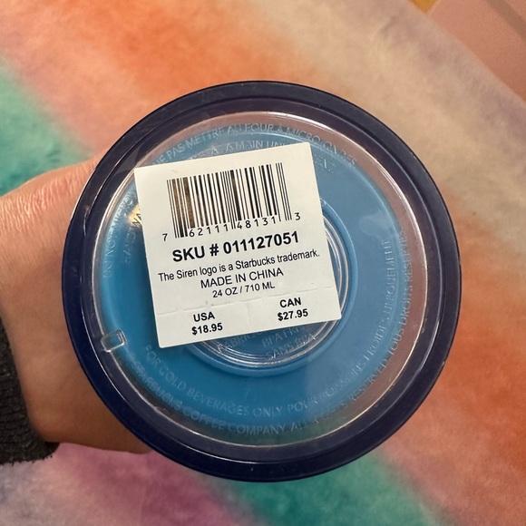 💙LAST🧜‍♀️Starbucks 2021 Winter Holiday Color Changing Mermaid Holographic Cup - Picture 4 of 7